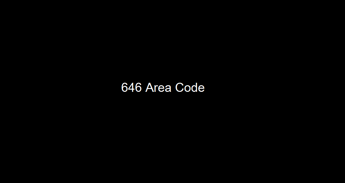 area code 646