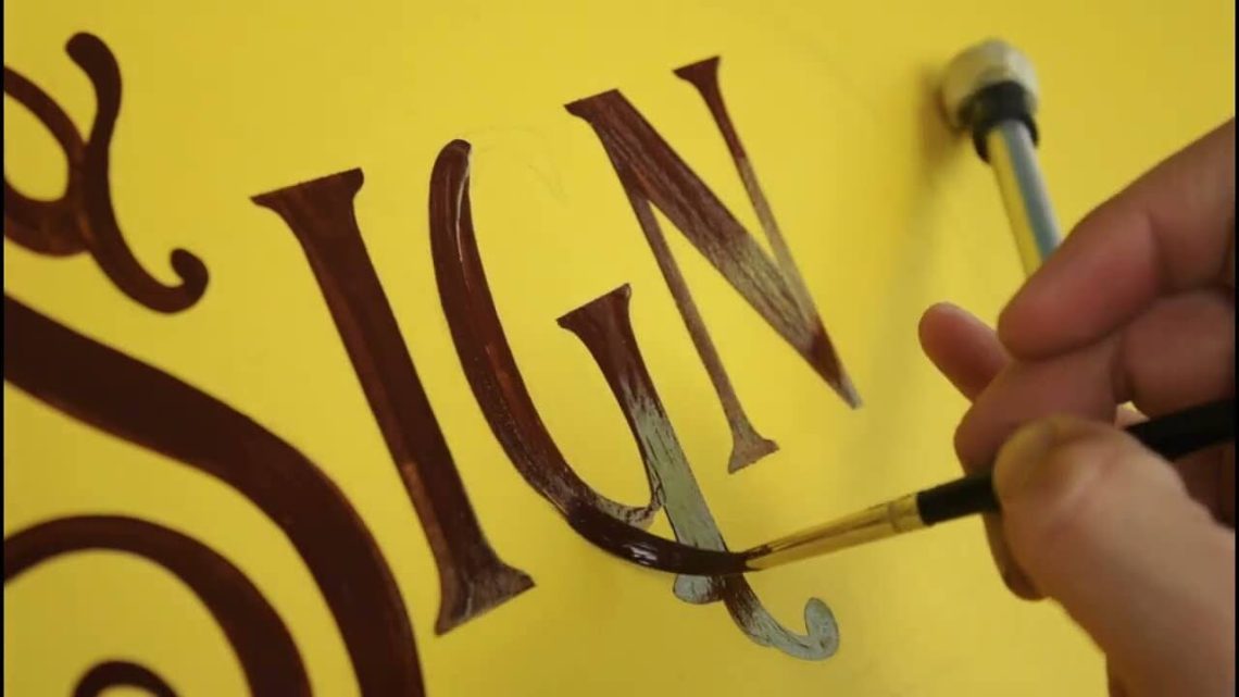 The Art and Skill of Painted Lettering