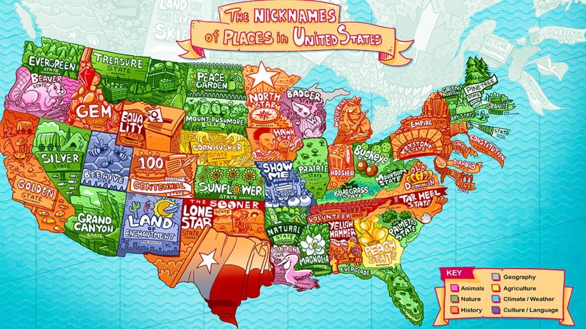 How State Nicknames Became More Famous Than State Names
