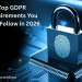 Top GDPR Requirements
